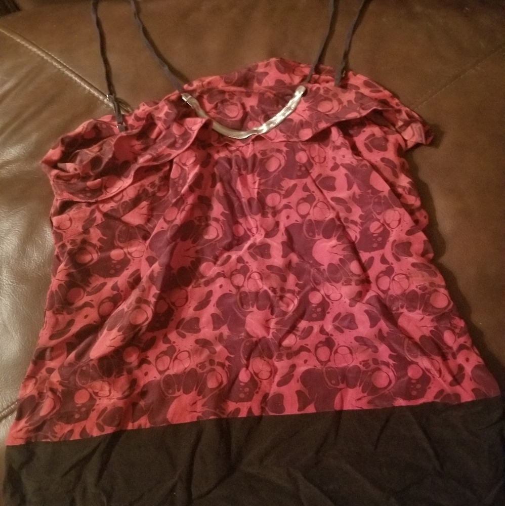 Vena Cava Red Cocktail Top Size Large